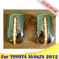 Toyota Avanza 2012 Chrome Rear view Mirror with LED